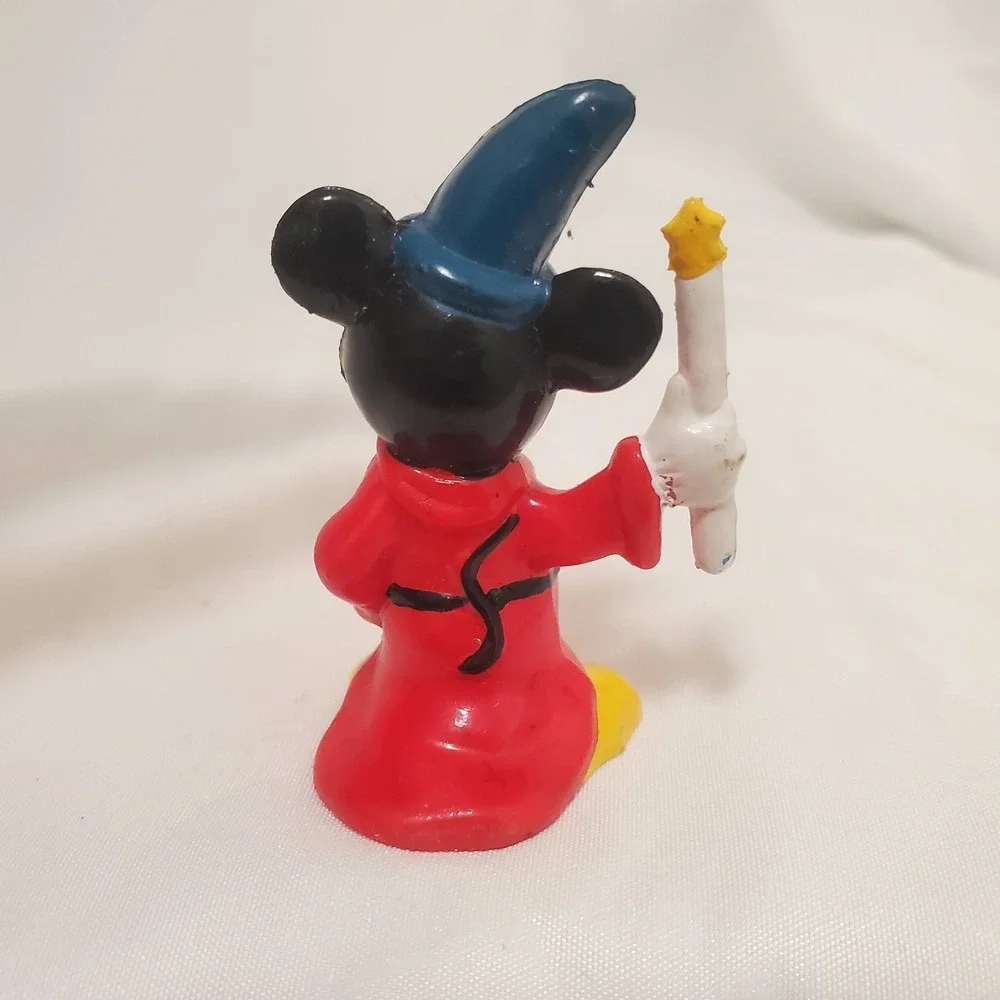 Vintage Disney Mickey Mouse Fantasia‎ Wizard Sorcerer PVC Figure Hong Kong